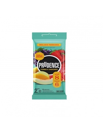 PRESERVATIVO PRUDENCE LEVE08 PAGUE06 MIX
