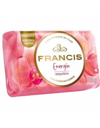 SABONETE BARRA FRANCIS 85G SUAVE ROSA CLARO ORQUIDEA