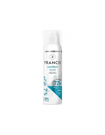 DESODORANTE AEROSOL FRANCIS 150ML COMFORT ALGODAO