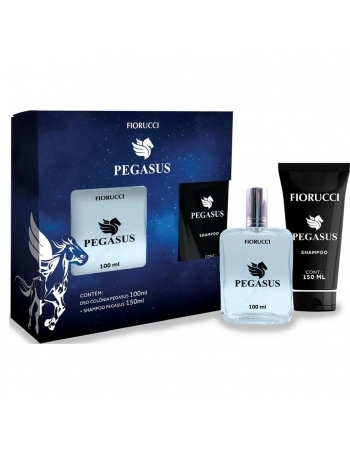 KIT FIORUCCI DEO COLONIA MASCULINO 100ML + SHAMPOO 150ML PEGASUS