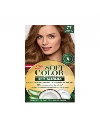 TONALIZANTE SOFT COLOR KIT 77 MARROM DOURADO