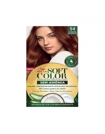 TONALIZANTE SOFT COLOR KIT 54 CASTANHO ACOBREADO