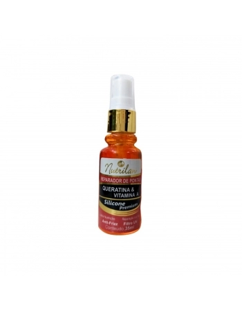 REPARADOR DE PONTAS NUTRILAN 35ML SILICONE QUERATINA E VITAMINA A