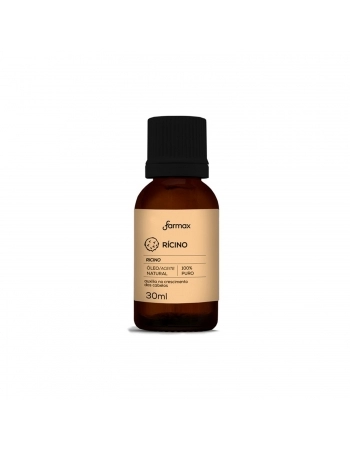 OLEO CAPILAR FARMAX 30ML 100% PURO RICINO