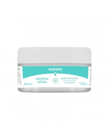 VASELINA HIDRADANTE FARMAX 100G SOLIDA VASEMAX