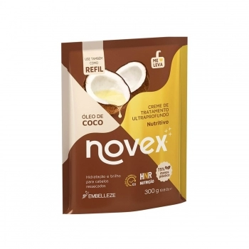 CREME TRATAMENTO EMBELEZE NOVEX 300G REFIL OLEO DE COCO