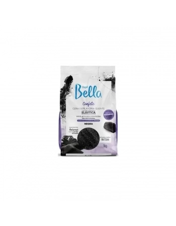 CERA QUENTE DEPIL BELLA 250G CONFETE NEGRA