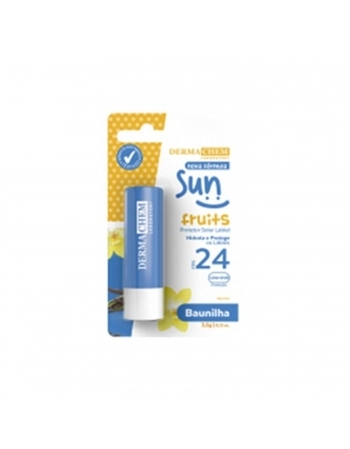 PROTETOR SOLAR LABIAL DERMACHEM 3,5G BAUNILHA FPS24 CB BAST
