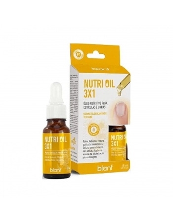 NUTRI OIL BLANT 15ML UNHAS/CUTICULAS 3X1