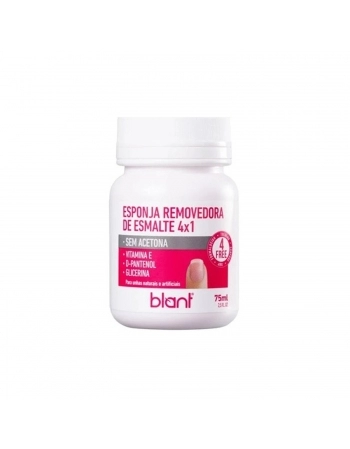 ESPONJA REMOVEDORA ESMALTE BLANT 75ML 4X1