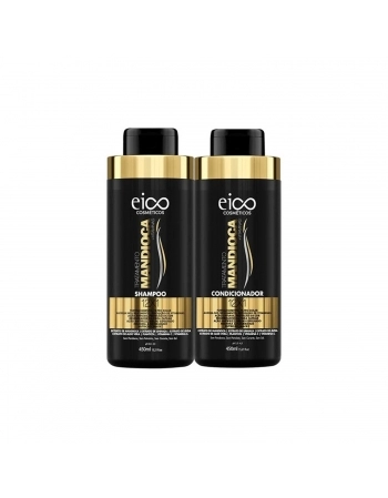 KIT SHAMPOO + CONDICIONADOR EICO 800/750ML MANDIOCA