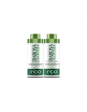 KIT SHAMPOO + CONDICIONADOR EICO 800/750ML BABOSA
