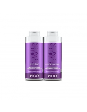 KIT SHAMPOO + CONDICIONADOR EICO 450/450ML CABELOS LONGOS