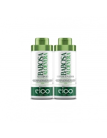 KIT SHAMPOO + CONDICIONADOR EICO 450ML BABOSA