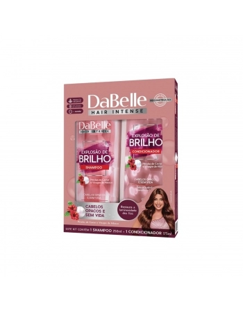 KIT SHAMPOO + CONDICIONADOR DABELLE 250/175ML EXPLOSAO DE BRILHO