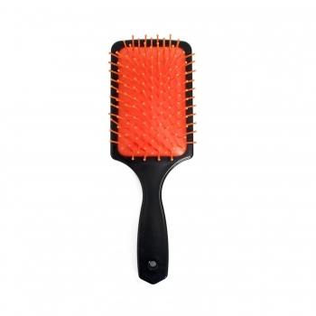 ESCOVA CABELO SANTA CLARA RAQUETE ALMOFADADA DUO COLOR LARANJA 5893