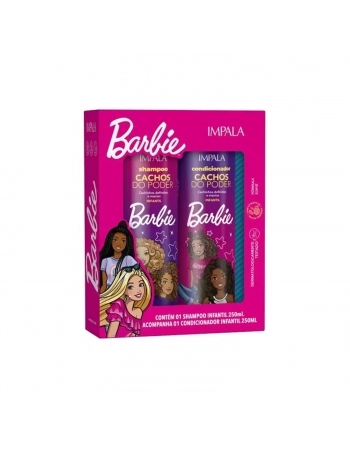 KIT BARBIE IMPALA SHAMPOO+CONDICIONADOR CACHOS DO PODER 250ML