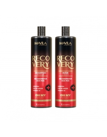 KIT SHAMPOO + CONDICIONADOR MAVILA PROFISSIONAL 1L RECOVERY