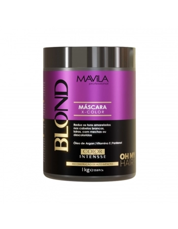 MASCARA MAVILA PROFISSIONAL 1KG COLOR INTENSE BLOND