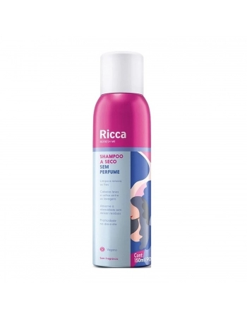 SHAMPOO SECO RICCA 150ML SEM PERFUME 2857