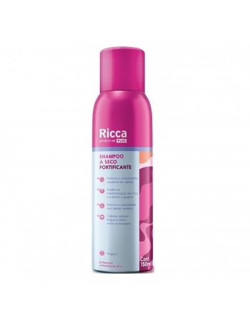 SHAMPOO SECO RICCA 150ML FORTIFICANTE 2858