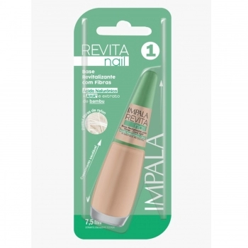 ESMALTE IMPALA BASE REVITANAIL COM FIBRAS CORAL LIGHT SEM BLISTER 889 ***