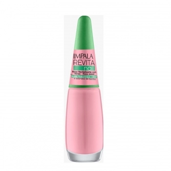 ESMALTE IMPALA BASE REVITANAIL COM FIBRAS ROSA SWEET SEM BLISTER 890