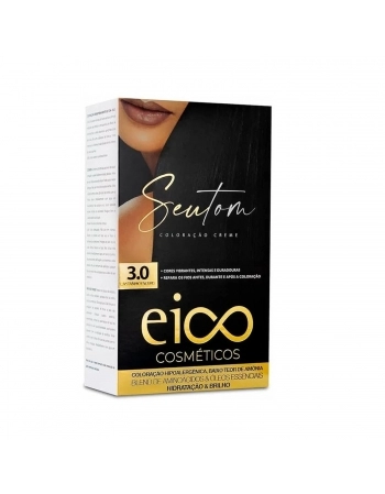 TINTURA EICO SEU TOM KIT 3.0 CASTANHO ESCURO
