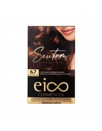 TINTURA EICO SEU TOM KIT 6.7 CHOCOLATE ESCURO