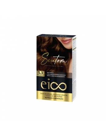 TINTURA EICO SEU TOM KIT 5.3 CASTANHO CLARO DOURADO