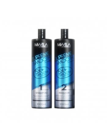 KIT SHAMPOO + REDUCER MAVILA PROF 1L SUPREME SMOOTH