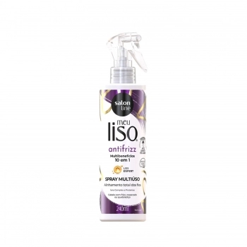 SPRAY MULTIUSO SALON LINE 240ML MEU LISO 10 EM 1 ANTIFRIZZ
