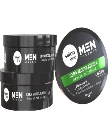 CERA MODELADORA SALON LINE 60G MEN ESSENCE EXTRAFORTE