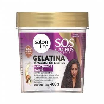 GELATINA SALON LINE 400G SOS MANTEIGA DE KARITE