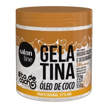 GELATINA SALON LINE 550G TO DE CACHOS NUTRITIVA