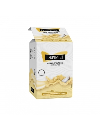 CERA DEO DEPIMIEL 1K CHOCOLATE BRANCO E COCO POTE