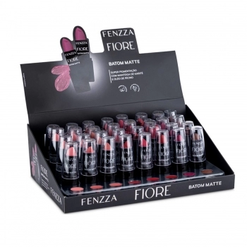 BATOM MATTE FENZZA MAKE UP FIORE C/32UN FZ20056
