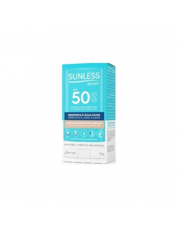 PROTETOR SOLAR FACIAL SUNLESS 15G FPS50 SPORT BASTAO