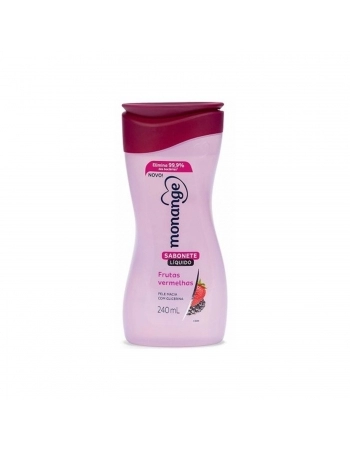 SABONETE LIQUIDO MONANGE 240ML FRUTAS VERMELHAS