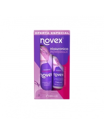 KIT SHAMPOO+CONDICIONADOR EMBELLEZE NOVEX 300ML HIALURONICO POWER MAX