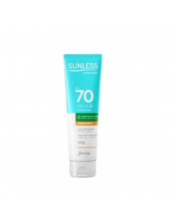 PROTETOR SOLAR SUNLESS 120G FPS70