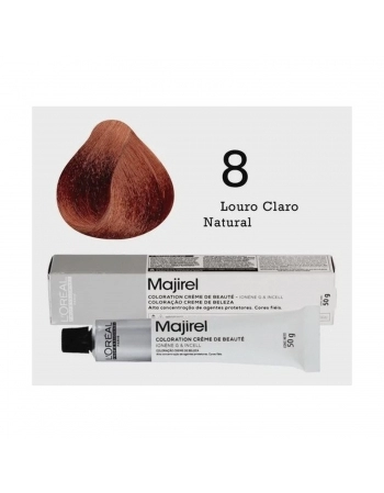 TINTURA LOREAL MAJIREL PROFISSIONAL INDIVIDUAL 8 LOURO CLARO