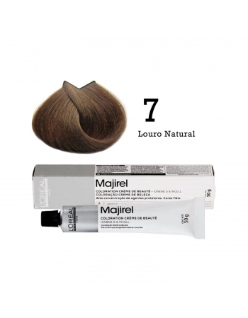 TINTURA LOREAL MAJIREL PROFISSIONAL INDIVIDUAL 7 LOURO