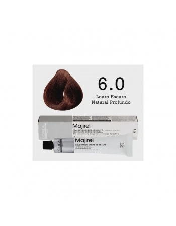 TINTURA LOREAL MAJIREL PROF IND 6.0 LOURO ESCURO NATURAL PROFUNDO