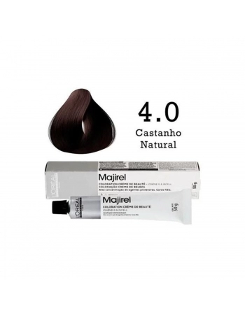 TINTURA LOREAL MAJIREL PROF IND 4.0 CASTANHO NATURAL PROFUNDO