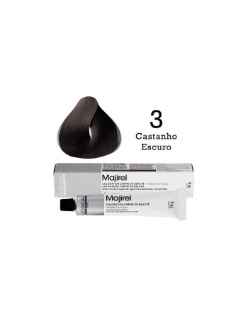 TINTURA LOREAL MAJIREL PROFISSIONAL INDIVIDUAL 3 CAST ESCURO