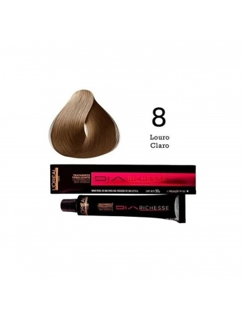 TONALIZANTE LOREAL DIARICHESSE PROFISSIONAL INDIVIDUAL 8 LOURO CLARO