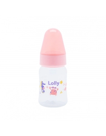 MAMADEIRA LOLLY KINDDY 2262 OCEANO SILICONE ORTODONTICA 70ML BLISTER ROSA