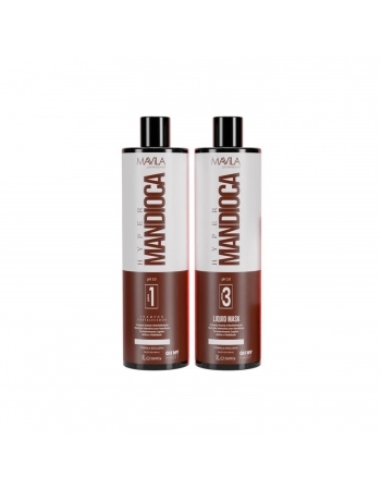 KIT SHAMPOO + CONDICIONADOR MAVILA PROFISSIONAL 1L MANDIOCA