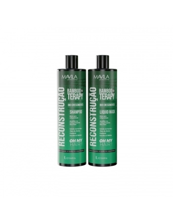KIT SHAMPOO + CONDICIONADOR MAVILA PROFISSIONAL 1L BAMBOO